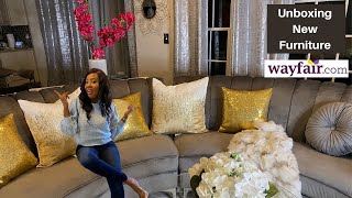THINKING OF BUYING FURNITURE FROM WAYFAIR? Living Room Update!!