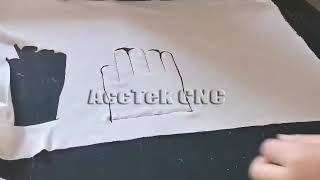 2 YRK2 cnc oscillating knife cutting machine fabric rond square glove cut T shirt cut ACCTEK