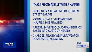 Ithaca Police Arrest Suspect in Hammer Assault at Parking Garage
