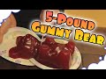 Dan and Arin Demolish a Giant Gummy Bear - GrumpOut