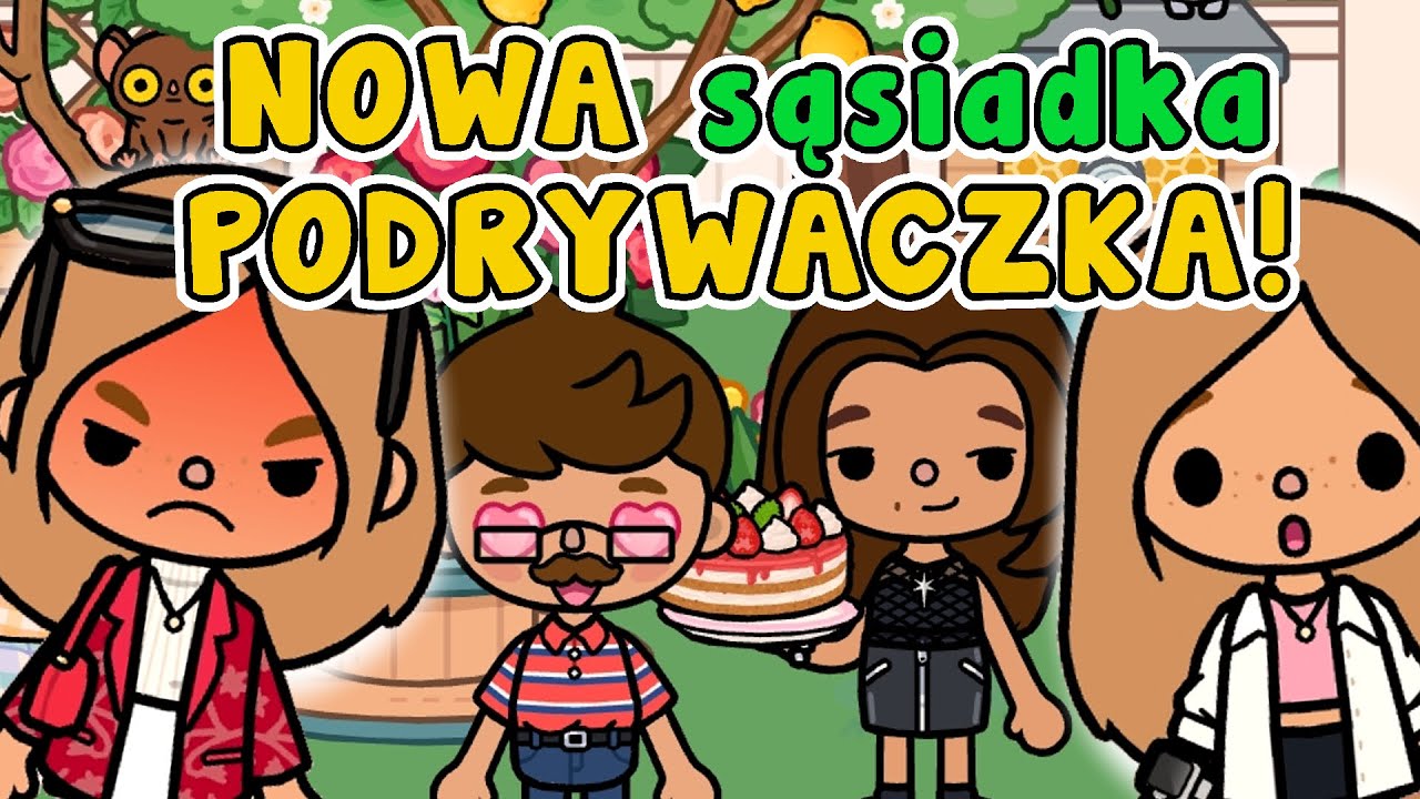 NOWA SĄSIADKA PODRYWA MOJEGO TATĘ 🙄 TOCA BOCA HISTORYJKI 🤩 TOPIK I TOPCIA