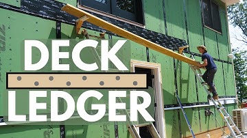 Deck Ledger Attachment: CRITICAL Deck Building Step