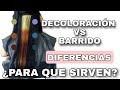 Decoloracion vs Barrio o decapage DIFERENCIAS