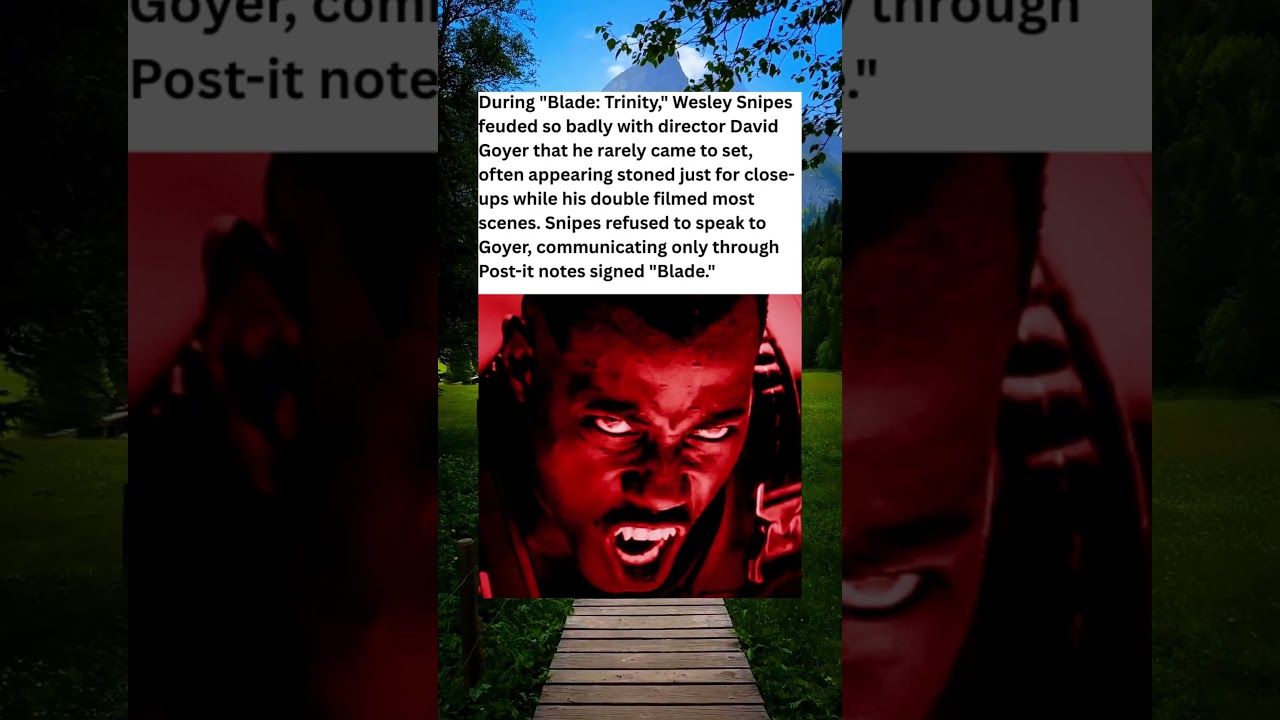 Wesley Snipes MOST INSANE Method Acting Story as Blade