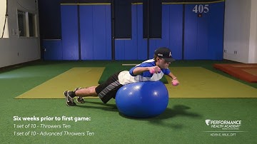 Prone Row into External Rotation (Exercise Only)