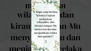 Waktu Kuis Singkat Penuh Berkat - Kuis Alkitab dalam 1 Menit (160)