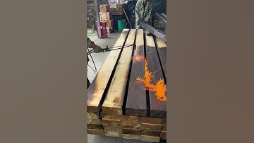 Carbonized wood processing plant