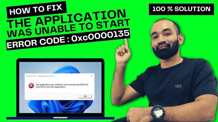 How to fix Application Error 0xc0000135 The application was unable to start correctly on Windows 11