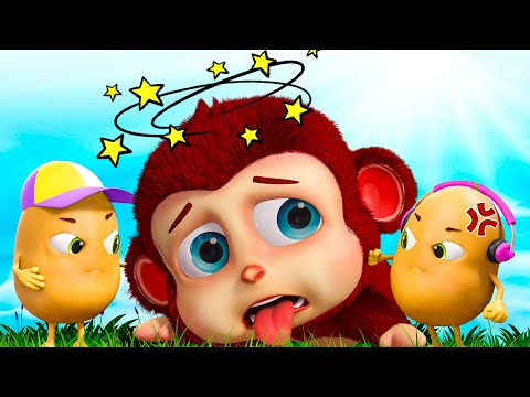 Aloo Kachaloo aur Bandar Mama  | Hindi Rhymes for Children | Jugnu Kids