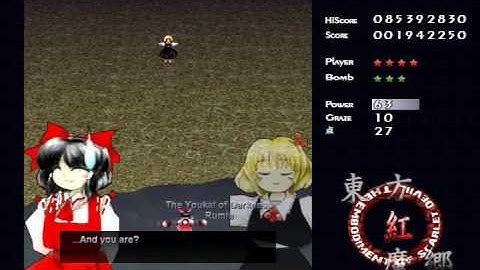 Lets Play Touhou 6 Embodiment of the Scarlet Devil Part One
