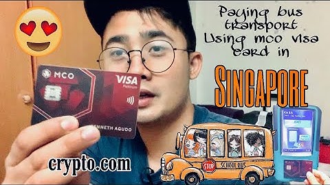 First Time using CRYPTO.COM Visa card for SINGAPORE public transport | Review