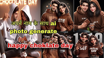 Create 3d  ai imeges happy choklate day & happy Rose day #virel #aiphotography