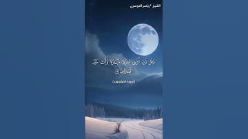 سورة المؤمنون ( ٢٨ - ٣٢)/ ياسر الدوسري