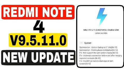 Redmi Note 4 MIUI V9.5.11.0 STABLE UPDATE | Released For All | PLEASE Check करते रहना | Ft. TNVJ
