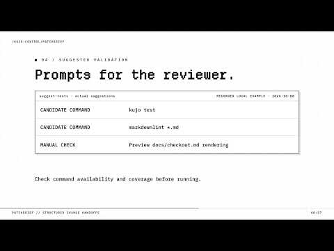 PatchBrief: Git Diff Summaries for Code Review and AI Handoffs | Kujo