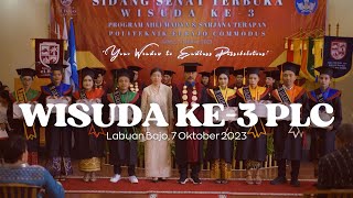 💯🔥 75 WISUDAWAN | Wisuda Ke-3 Politeknik eLBajo Commodus (PLC)