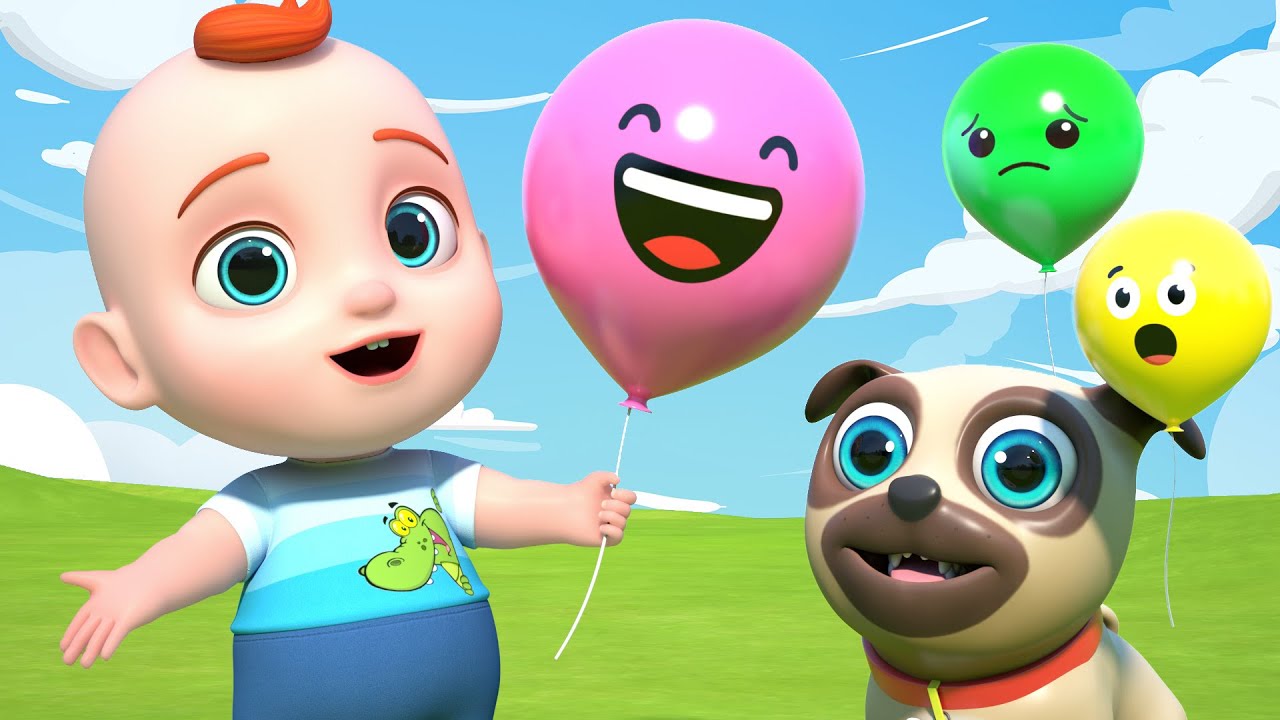 Jugando y Aprendiendo con Globos | Canciones Infantiles | Bebe Leo en Español