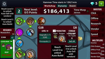 Crafting Idle Clicker (Android/iOS) Gameplay Part 1