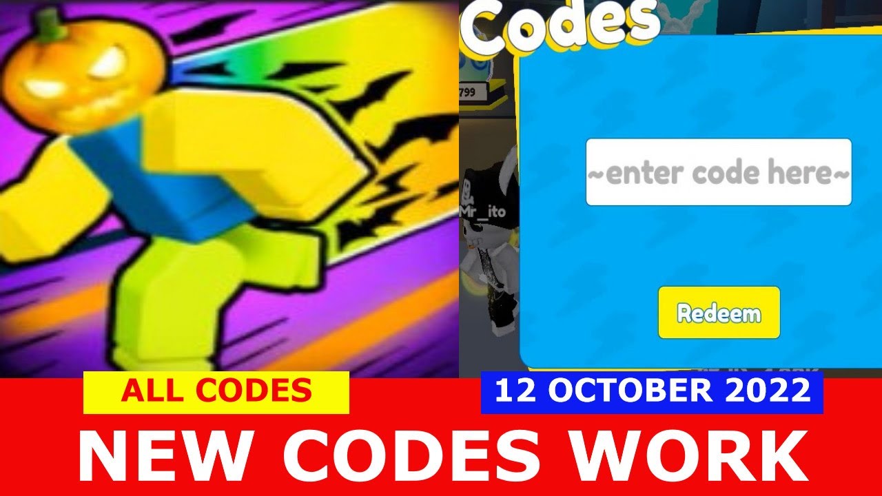 NEW* ALL WORKING HALLOWEEN PART 2 UPDATE CODES FOR RACE CLICKER