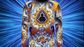 Mandelbrot Fractal Fire, Fingerprint of Infinity Tshirt