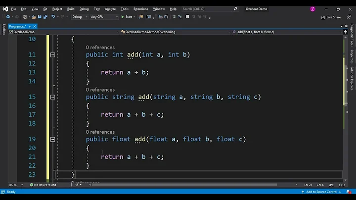 Static Polymorphism | Method Overloading | Function Overloading