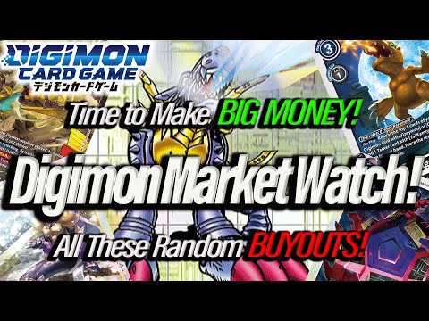 Digimon Market Watch! Time to Make BIG MONEY! All These Random BUYOUTS! (August 2025)