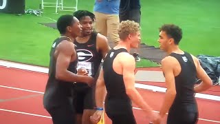 Georgia Men’s 4x400m Smashes Competition with New Meet Record | 2023 Texas Relays