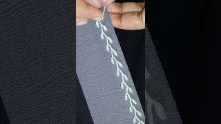 #beadswork #handembroidery #beginnersstitch #borderstitch #embroidery #loopstitch #basicstitch