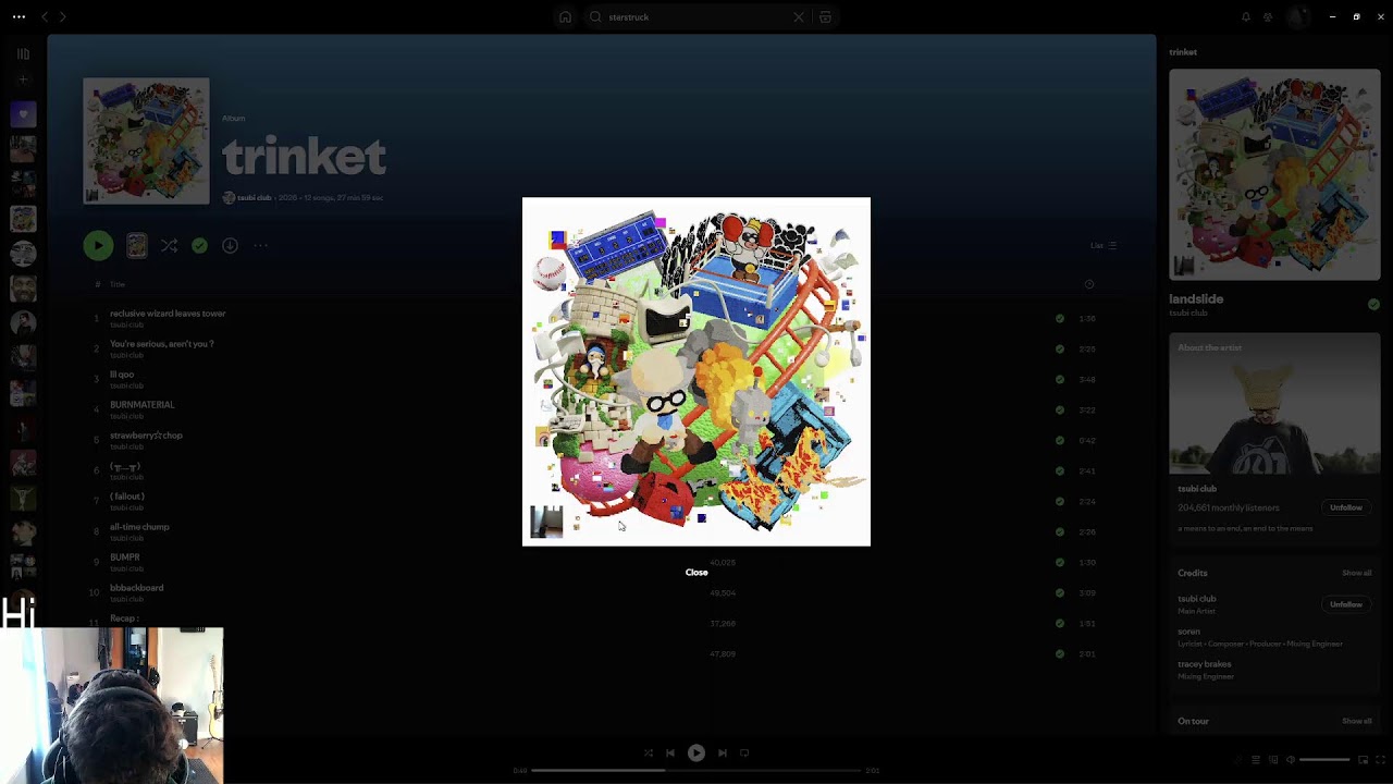 LISTENING TO THE NEW TSUBI CLUB ALBUM