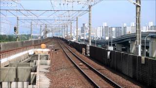 583系　「わくわくドリーム号」　到着&通過　2013年6月22日 警笛付き