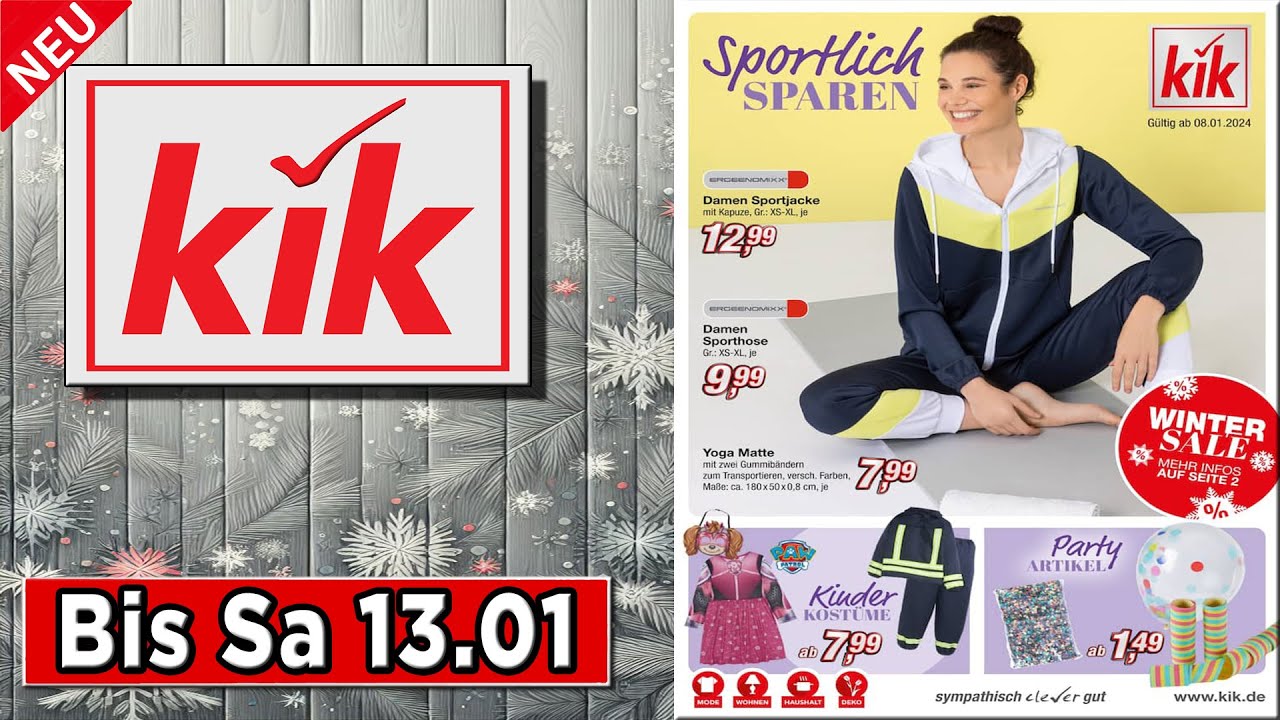 KIK Werbung Prospekt Prospekte Angebote DE Gültig von 09.01 YouTube