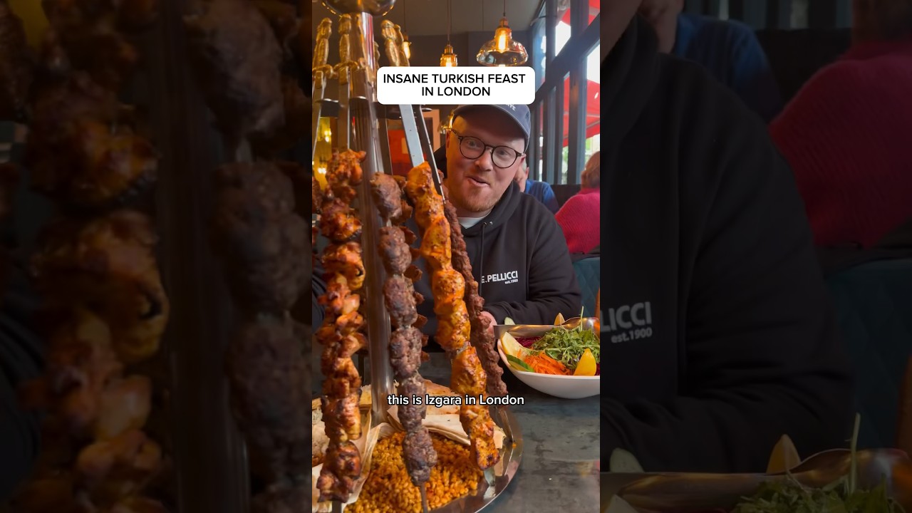 Crazy Turkish restaurant in London #turkish #london #food #shorts