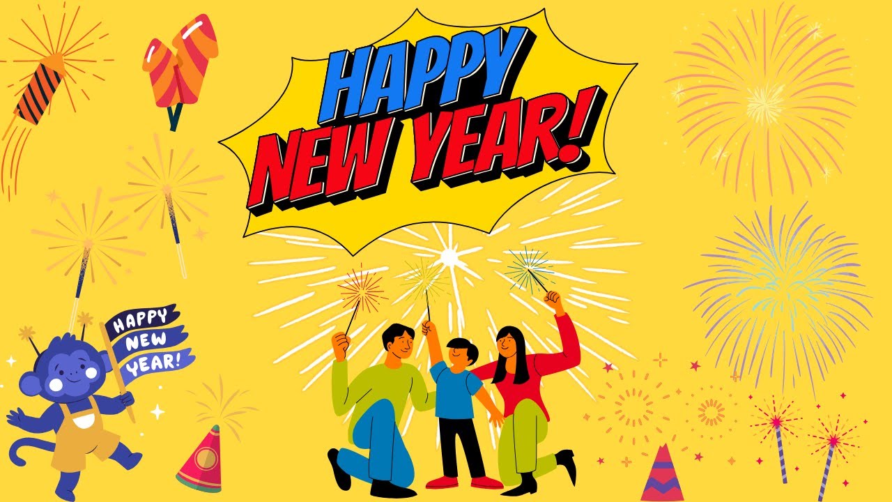 Happy New Year for Kids 🎉 | New Year Celebration | Fun Kids Video