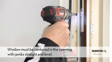 Marvin Ultimate Double Hung Next Generation Window Through Jamb Install