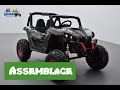 Assemblage buggy utv lectrique pour enfant 2 x 12 volts  4 moteurs