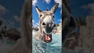 Funny Donkey 🐴 #youtubevideos #youtubeshorts #entertainment #animation #ai #effects #funny #shorts