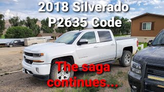 Part 2: 2018 Silverado P2635 code - everybody is stumped! Should I just tune it?