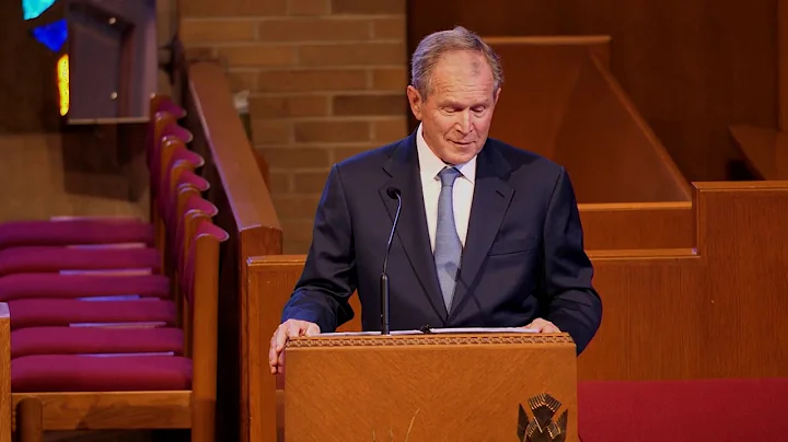 George W. Bush speaks Rich DeVos funeral