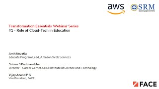 Transformation Essentials (Ep #1) - Role of Cloud-Tech in Education