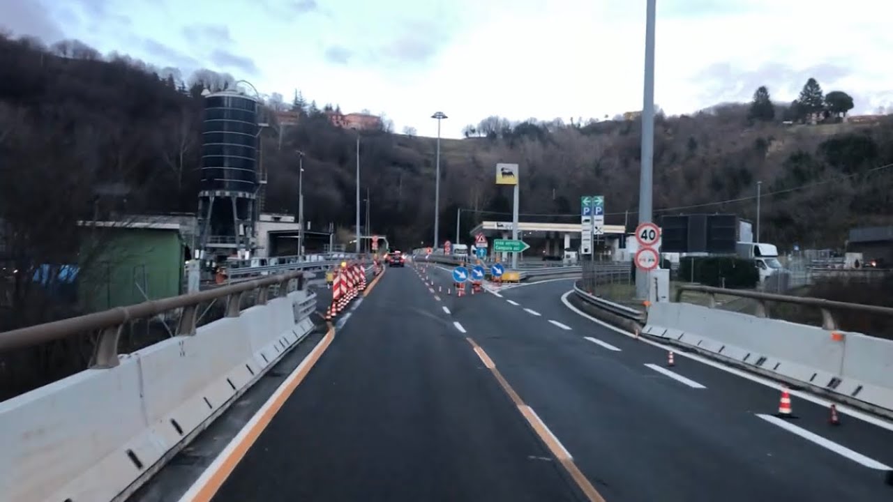 A7, aggiornamento importante, riapre galleria Campora e relativo Autogrill 