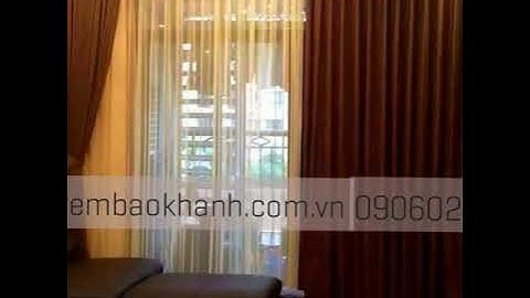 video rèm vải cao cấp