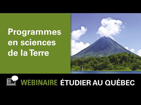 Webinaire | Étudier au Québec : Programmes en sciences de la Terre de l'UQAC #international