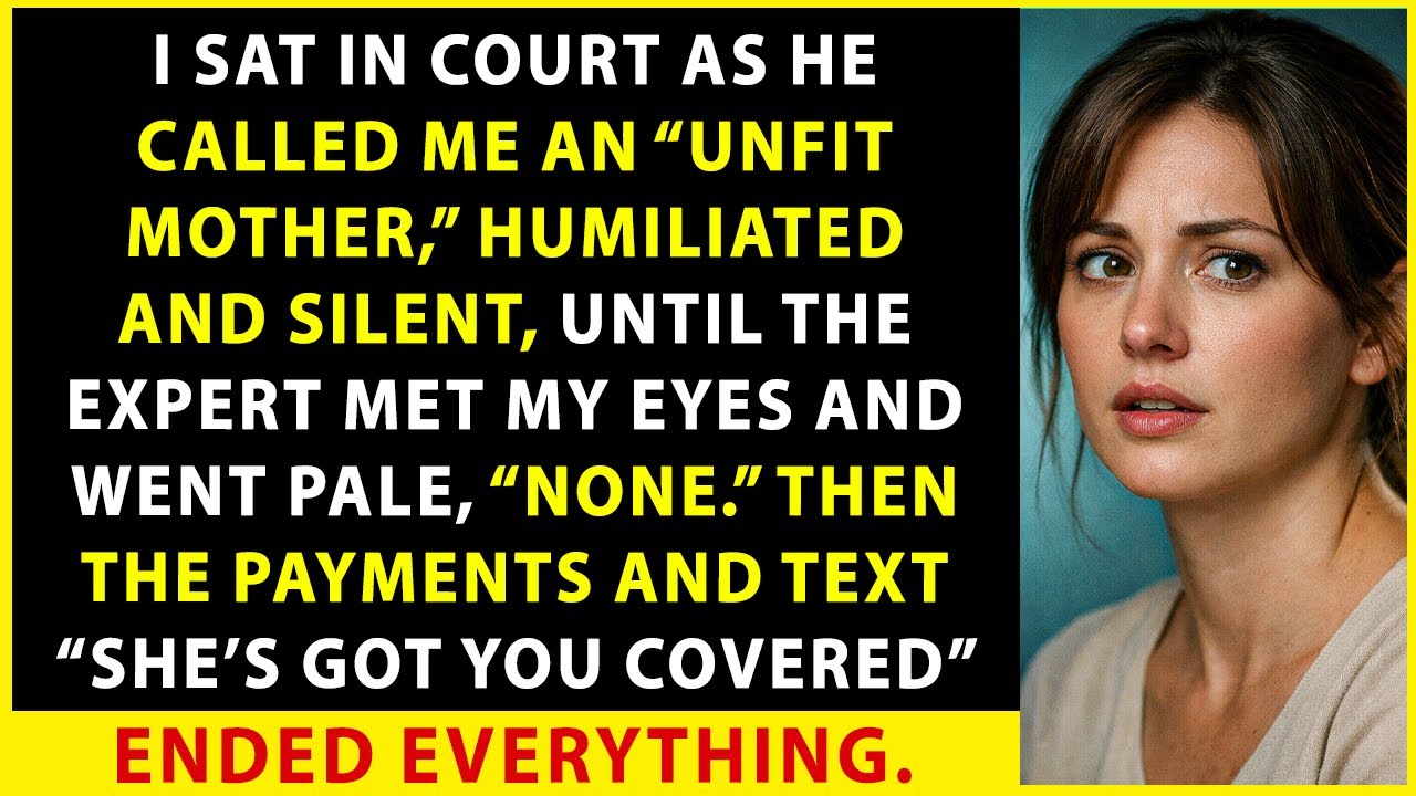 My Husband Told the Judge I Was an Unfit Mother — The Expert Witness Looked at Me and Went Complete