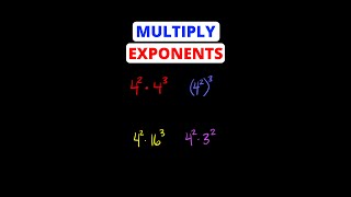 Multiplying Exponents - Different & Same Bases | Eat Pi