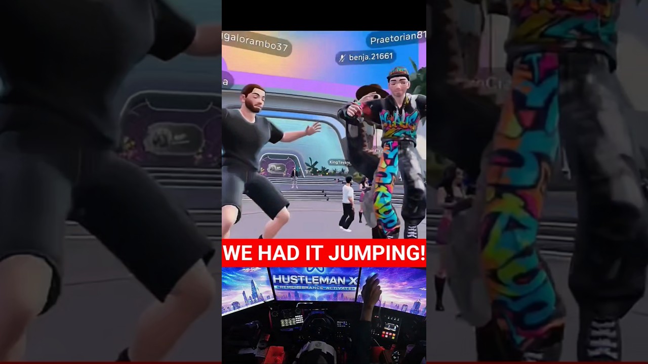 Вот так мы запустили вечеринку глубоко в Метавселенную! 