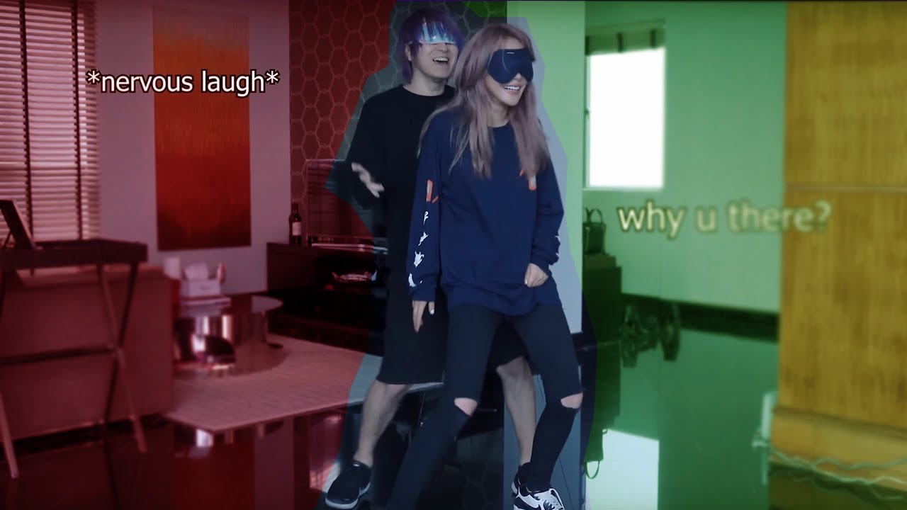 BTS Boy With Luv but BLINDFOLDED - Wengie Dance Challenge