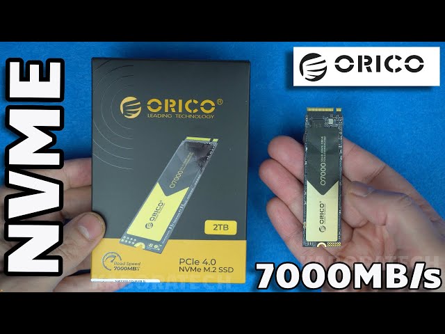 内蔵型SSD ORICO 07000 2TB NVMe M.2 SSD Amazon | ORICO O7000 2TB NVMe SSD、ヒートシンク付き、 SLC