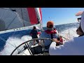 Sailing in 35 knots on j122