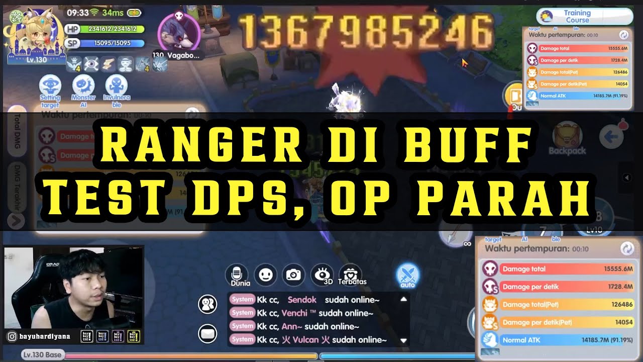 ROX - DPS RANGER OP PARAH !! BEFORE AFTER CLASS BALANCE