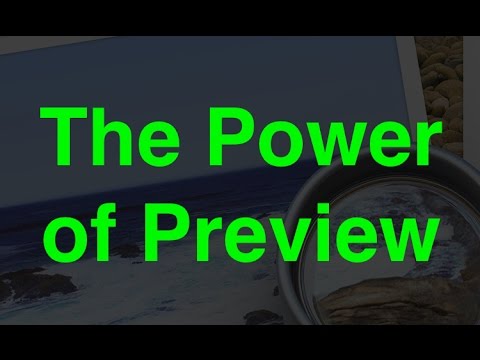 How to use the Preview app on a Mac!